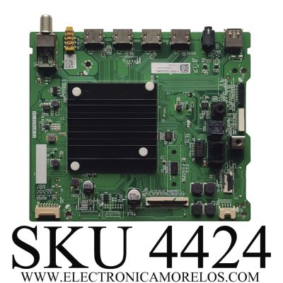 MAIN PARA TV TOSHIBA (FIRE TV) 4K·UHD / NUMERO DE PARTE 291599 / TD.MT9020.703 / 55M550U / LP4E20145A0 / LP4E20145A0 / PANEL HD550Y3U72-TAL5KT\S0\GM\ROH / DISPLAY HV550QUB-E1D / MODELO 55M550KU 55M550U	